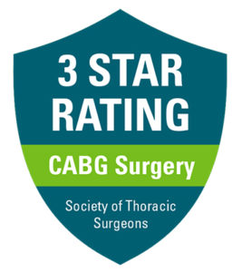 3 star rating - CABG Surgery - Society of THoracic Surgeons