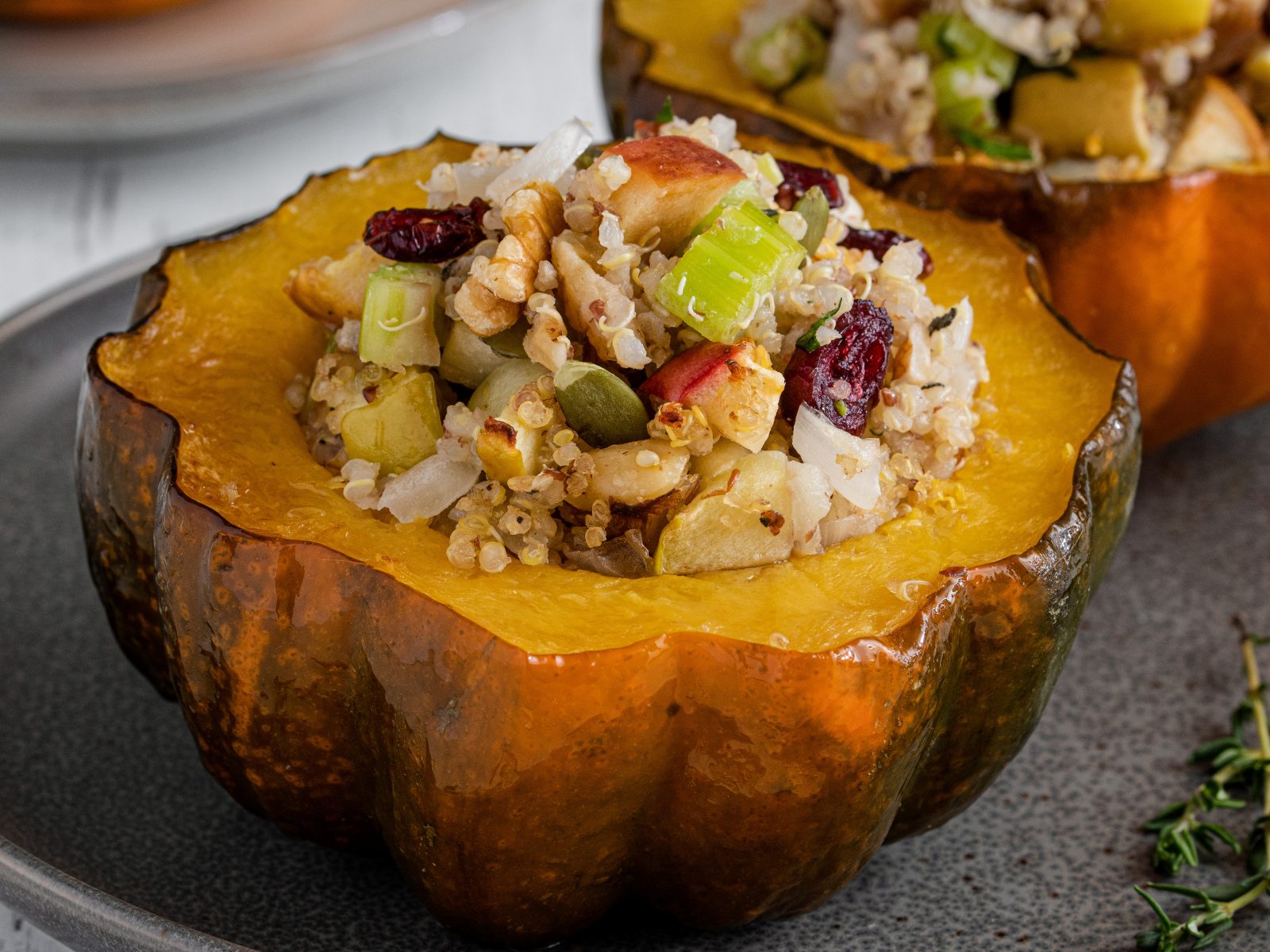acorn squash nutrition info cooked