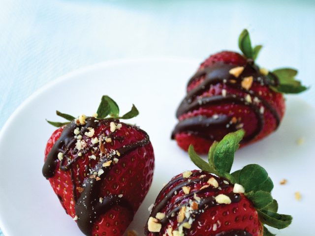 Chocolate Almond Strawberries