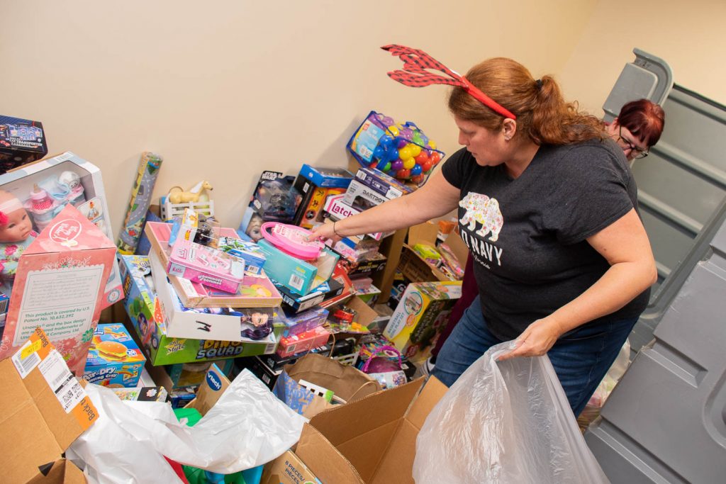 Volunteers from the Pemberton Township Medical Arts Academy.