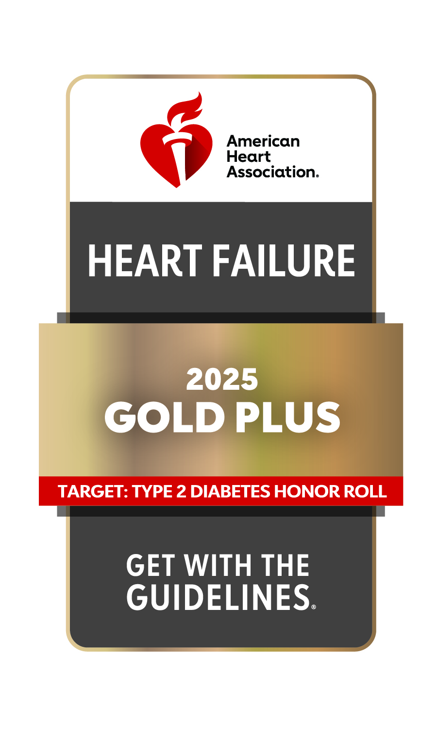 american heart association get with the guidelines heart failure badge