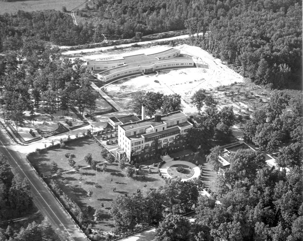 Black and White Historical Photo of Deborah Campus
