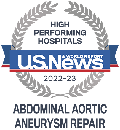 HIGH PERFORMING HOSPITALS | US News 2022-23 | ABDOMINAL AORTIC ANEURYSM REPAIR