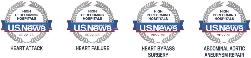 4 US News badges horizontally