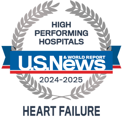 HIGH PERFORMING HOSPITALS U.S NEWS & WORLD REPORT 2024-2025 HEART FAILURE