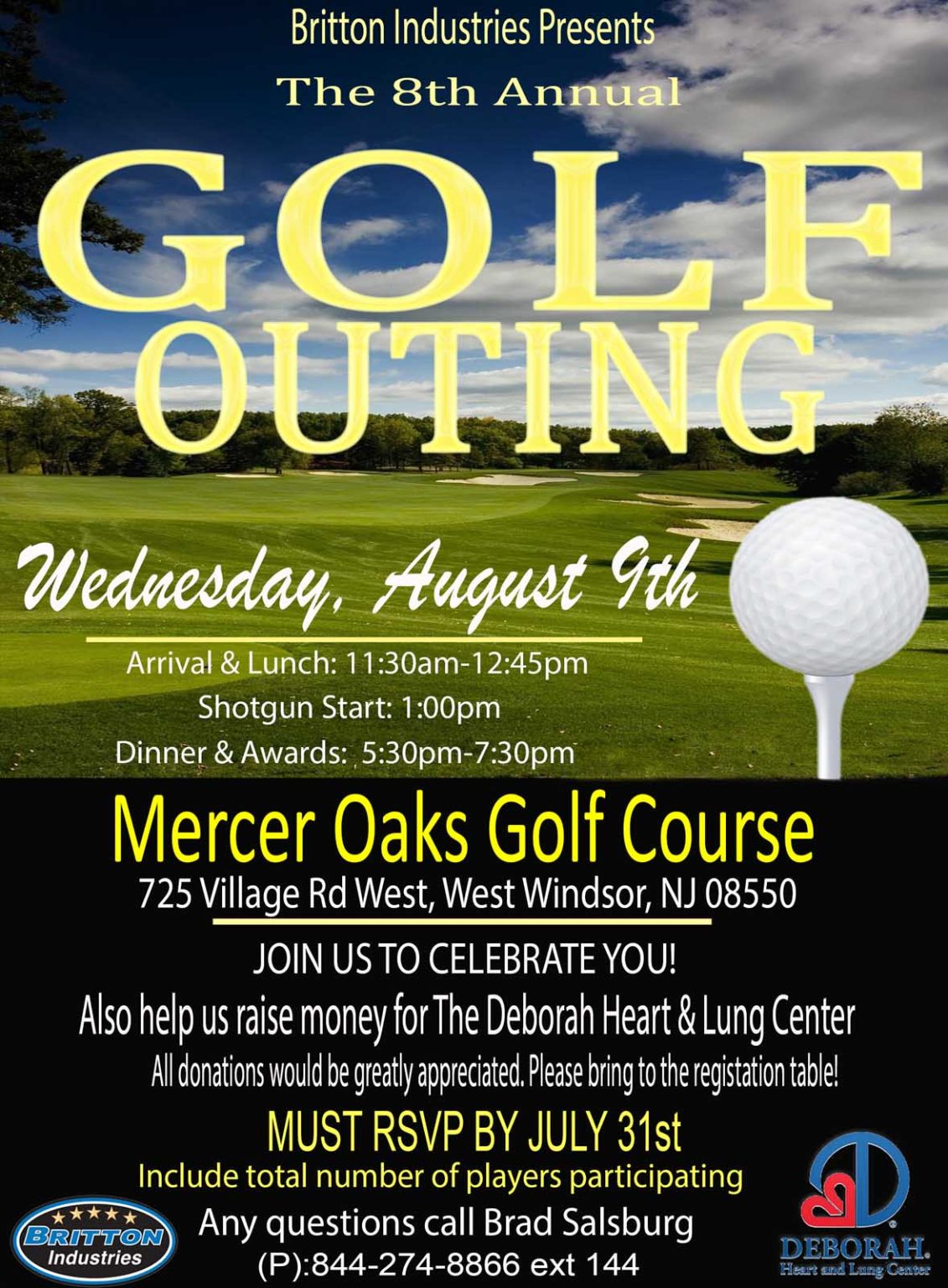 2023 Golf Outing Final finish Deborah Foundation