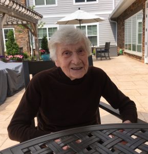 older woman in wheelchair