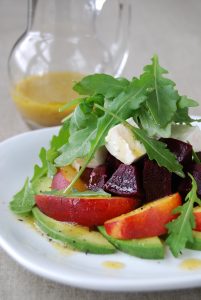 Roasted Beet and Nectarine Salad