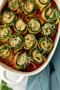 Zucchini Lasagna Roll-Ups