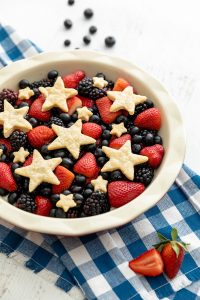 Red, White and Blue Berry Tart