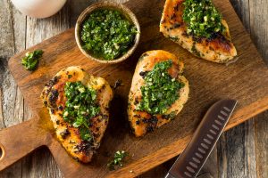 Grilled Chicken with Chimichurri Sauce