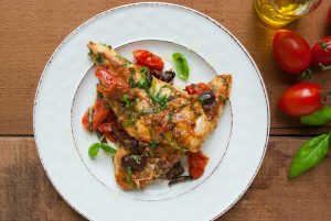 Mediterranean Chicken and Tomatoes