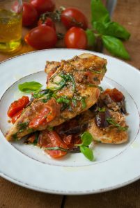Mediterranean Chicken and Tomatoes