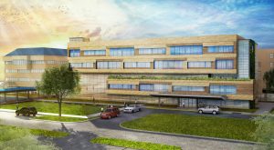 photo rendering of new building