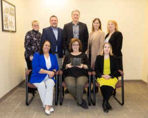 Deborah Hospital Foundation team is shown with their 2024 NJBIZ Business of the Year Award.