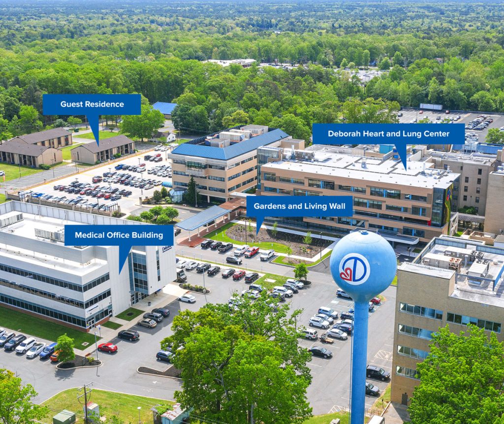 aerial view of deborah campus