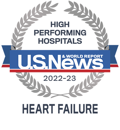 HIGH PERFORMING HOSPITALS | US News 2022-23 | HEART FAILURE
